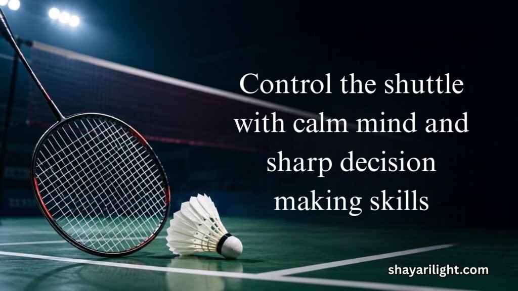 Shuttle Badminton Quotes About Speed, Control, and Precision