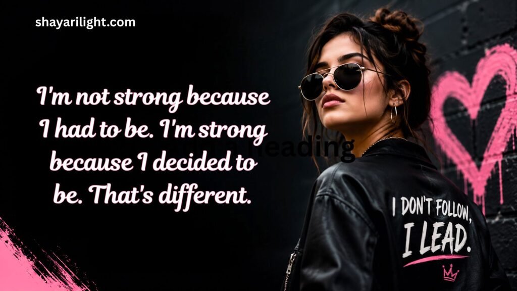 Strong Attitude Quotes For Girls