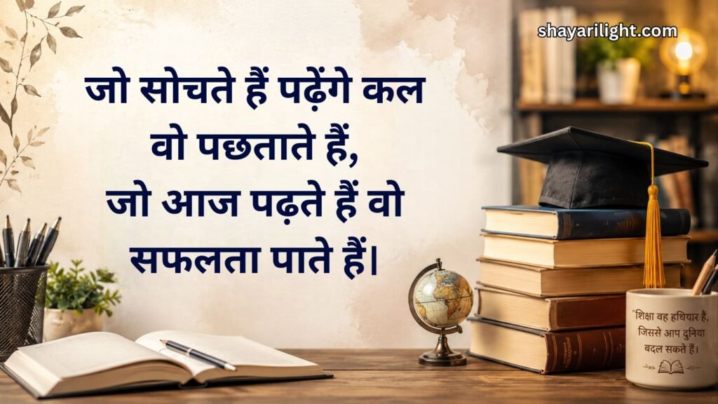 Study and Success Shayari in Hindi