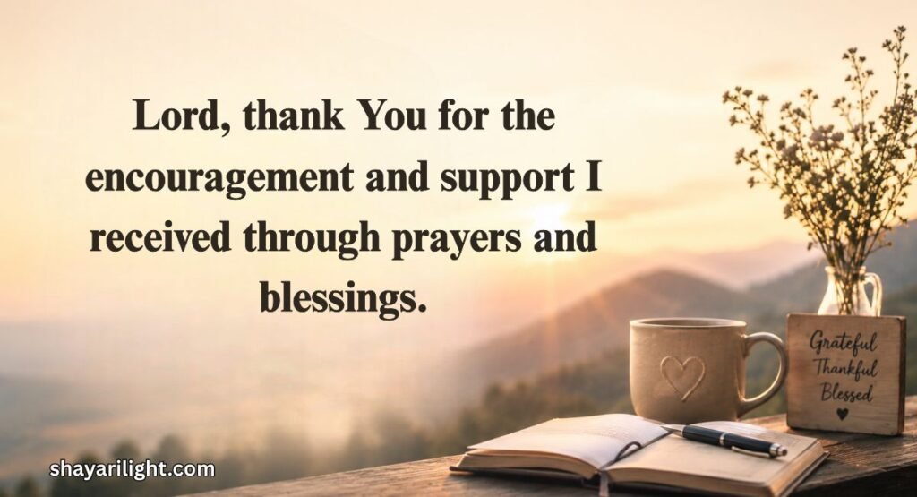 Thank You For Your Prayers And Blessings