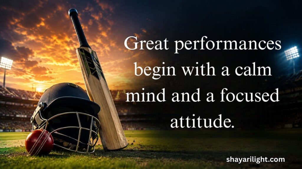 The Psychological Power of Cricket Quotes in the Gentleman's Game