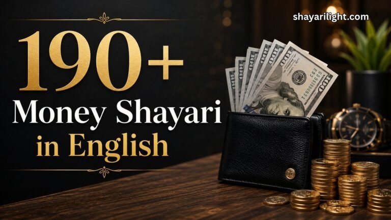190+ Money Shayari in English for Success and Motivation 