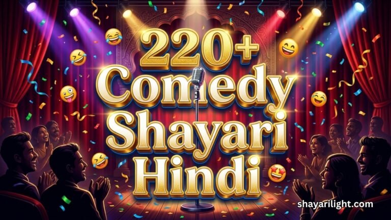 220+ Comedy Shayari Hindi | हिंदी की सबसे मजेदार कॉमेडी शायरी 