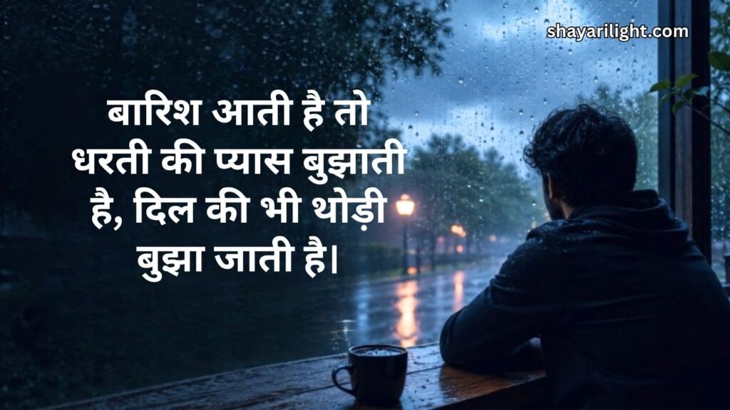 Barish Pe Quotes in Hindi