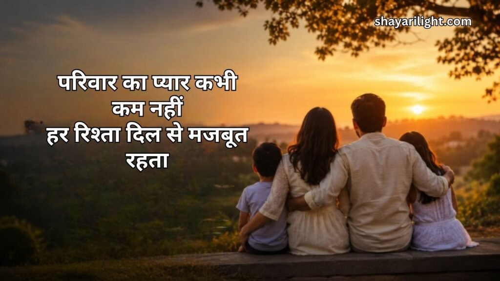 Best Family Shayari in Hindi
