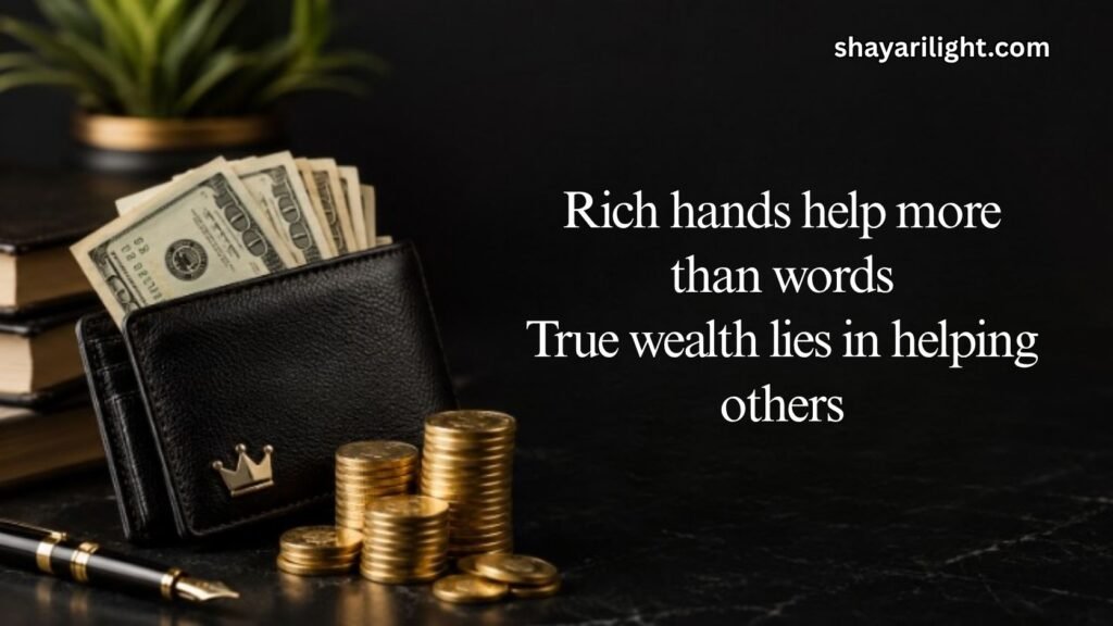 Best Money Shayari in English