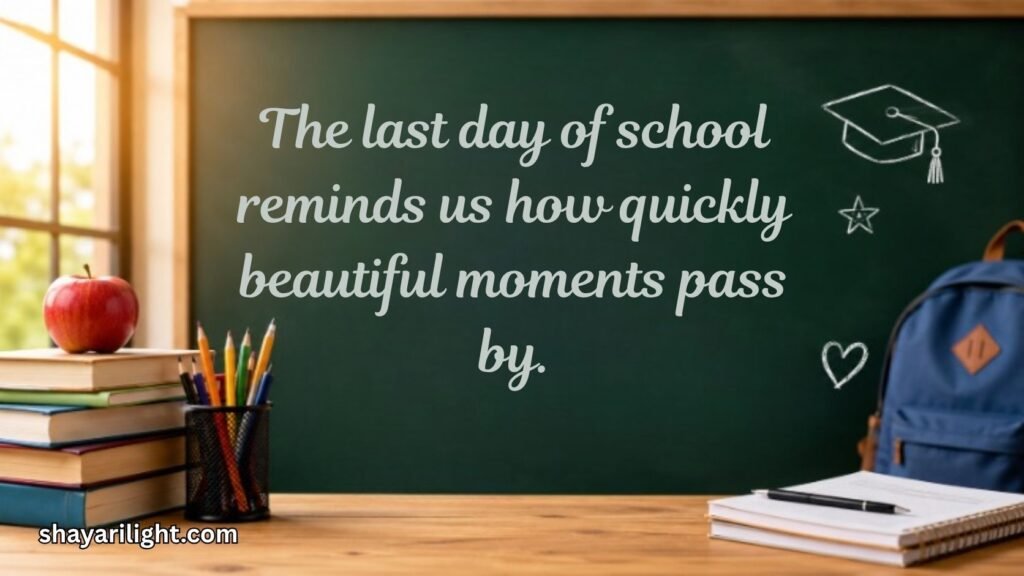 Last Day Of School Memories Quotes