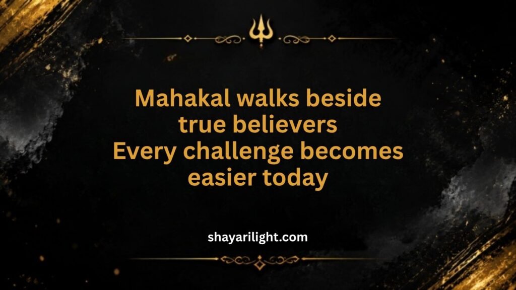 Mahakal Shayari 2 Line English