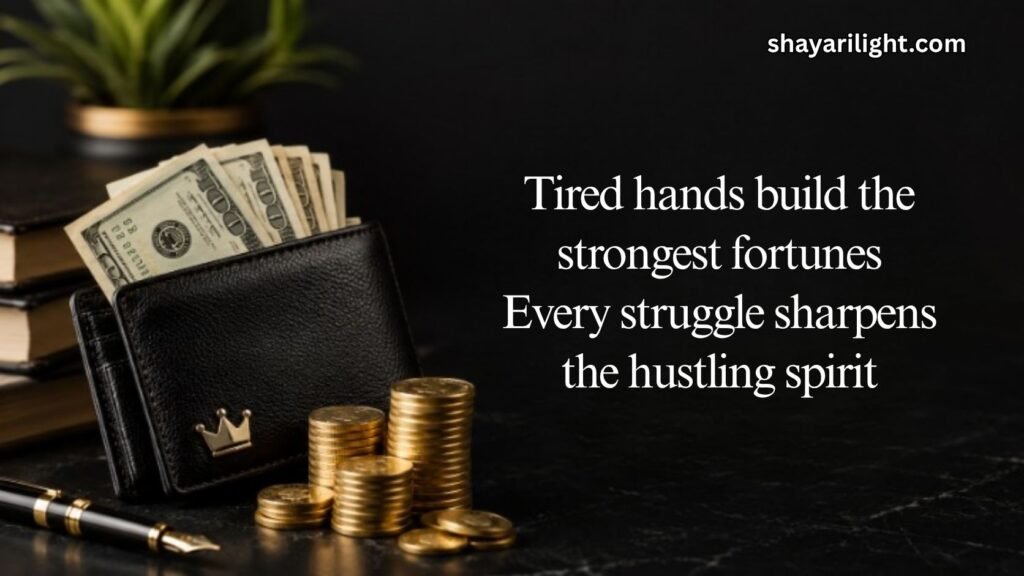 Money Hustle Shayari in English