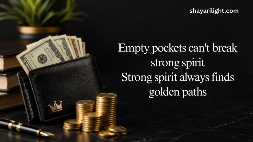 Powerful Attitude Money Shayari