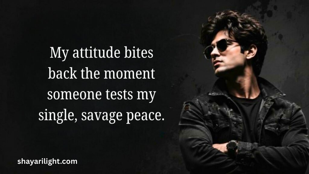 Savage Attitude Single Quotes