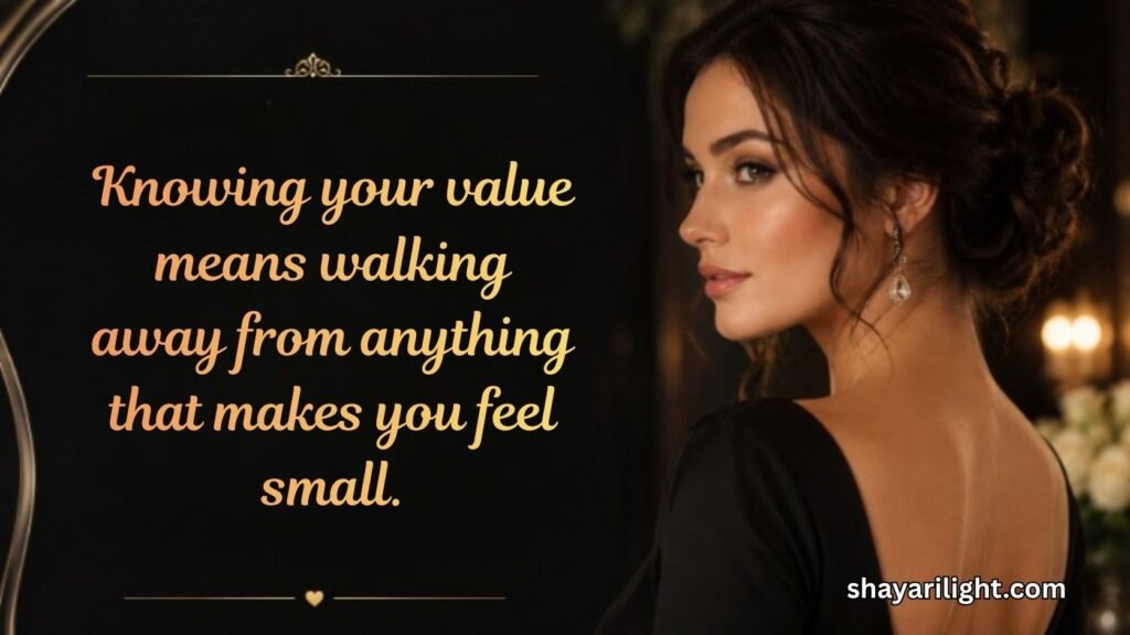 Self-Worth Classy Beautiful Woman Quotes