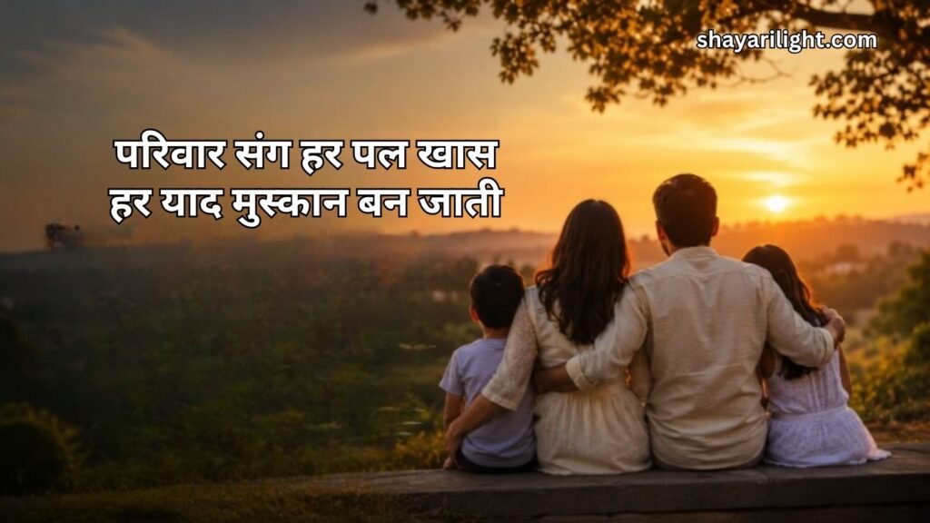 Short Family Shayari in Hindi